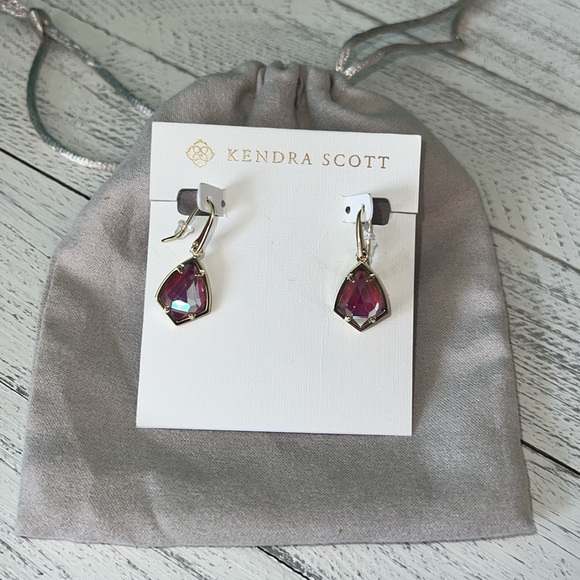 Kendra Scott Gold Cory Drop Earrings nwt - Picture 6 of 6